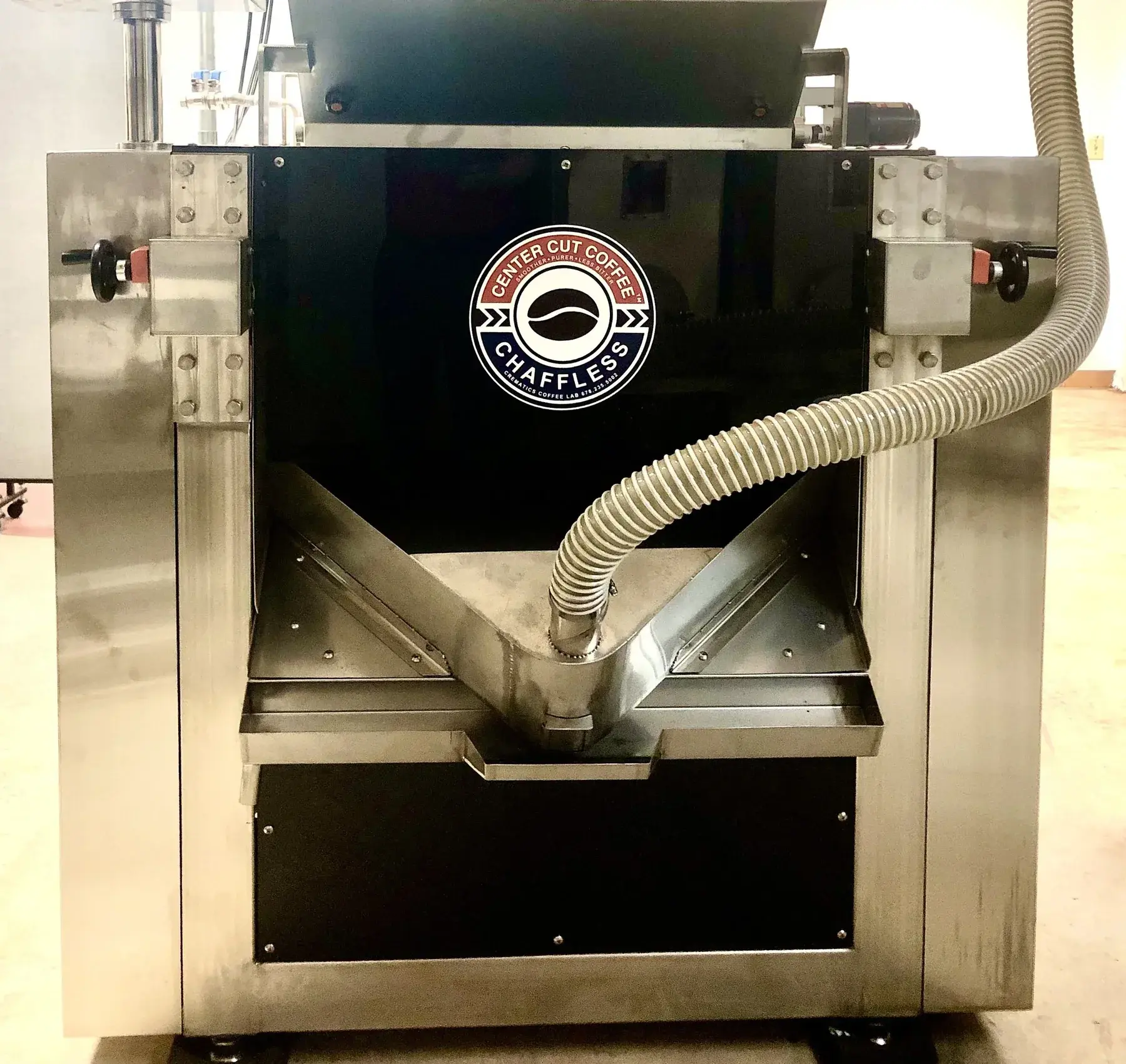 Crematics Center Cut Chaffless coffee processing machine